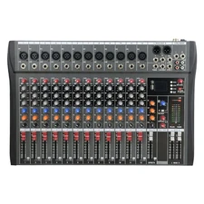 12 Channel Digital Audio Mixer Professional Live Sound USB Bluetooth