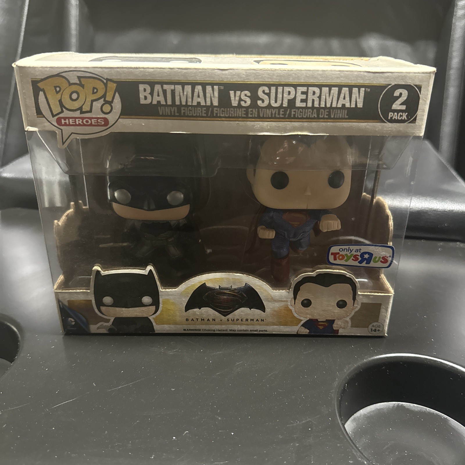 Funko Pop! Batman vs. Superman (Metallic) 2 Pack Toys R Us Exclusive