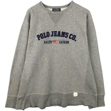 Vintage 2000'S Ralph Lauren Polo Jeans Company logo sweatshirt size L men's