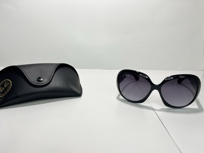 Ray-Ban Jackie Ohh II Oversized Sunglasses Black Frame Gray  display picture 2