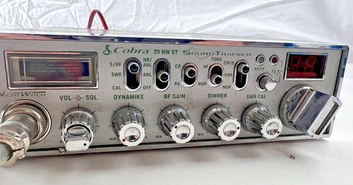 Vintage Cobra 29 NW ST CB Radio NightWatch SoundTracker Mic 12V Truck Ham 2000s - Picture 3 of 11