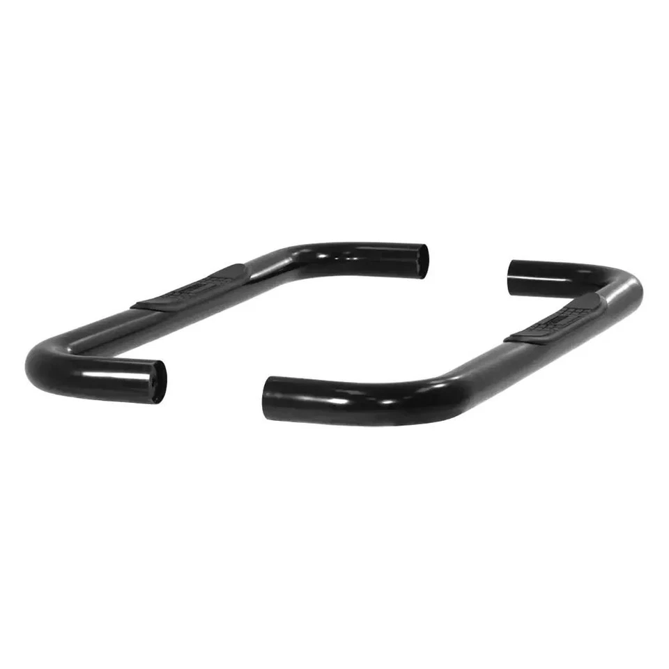 For Dodge Ram 1500 2002-2008 Aries 205013 3" Cab Length Black Round Side Bars Foto 2 de 4