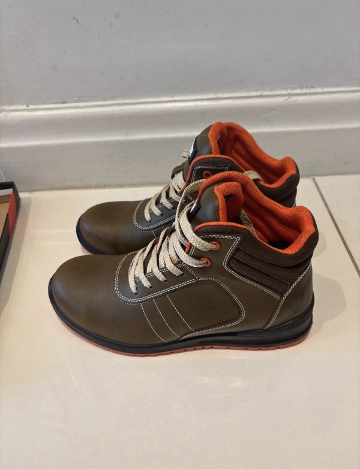 Brand New V Pro Force Men's Brown Work Boots Size UK10 RRP £70 image 7
