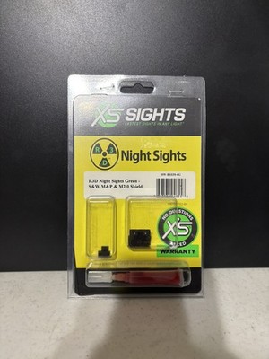 XS SIGHTS R3D NIGHT SIGHTS GREEN S&W M&P & M2.0 SHIELD  SW-RO33S-6G NOS