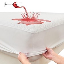 4-Layer Waterproof Mattress Protector Queen Size