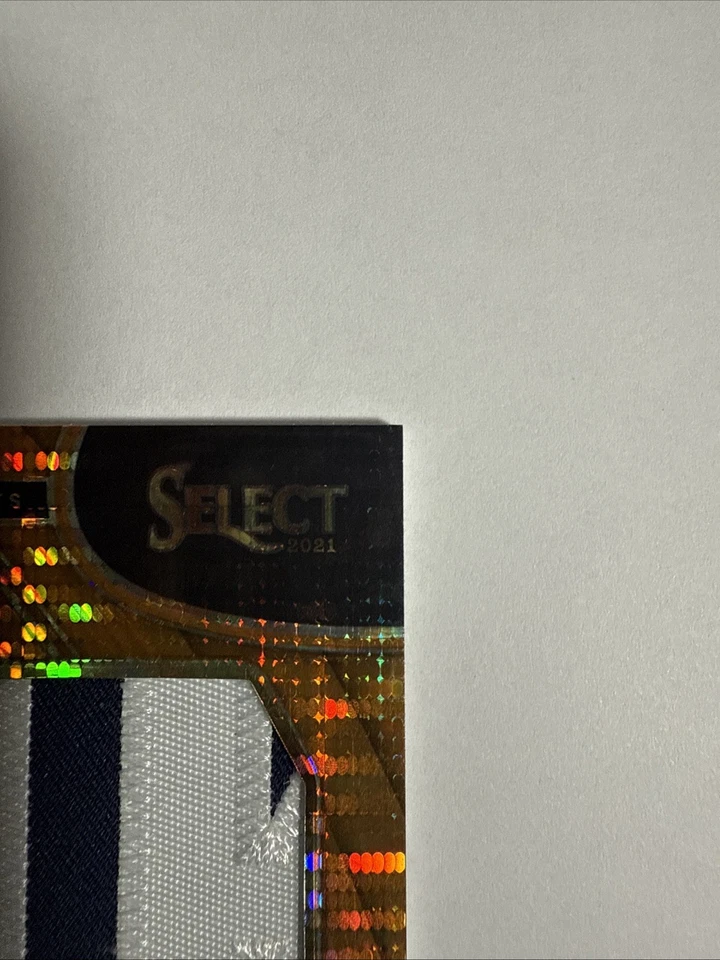 2021-22 Panini Select Tie-Dye Rookie Patch Auto /25 - Mac Jones Patriots - Image 3 of 4