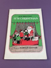 It's Christmas by Jack Prelutsky Vintage 1981 Children's Scholastic Paperback