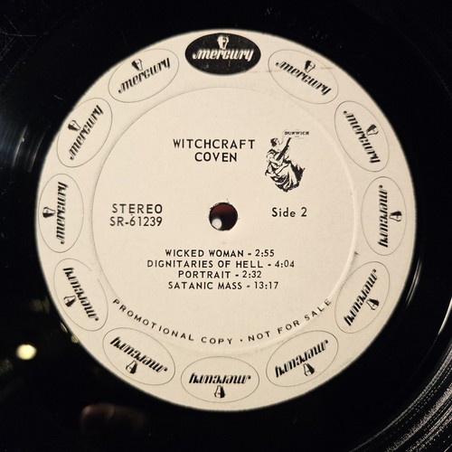 Coven Witchcraft Destroys Minds & Reaps Souls Promo LP Vinyl Record 1969 Vintage - Imagen 14 de 21