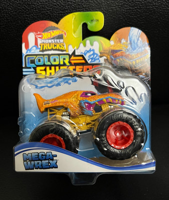 Mattel 2024 Hot Wheels Monster Trucks MEGA WREX Color Shifters ShipsFast!