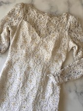 Vintage Alfred Angelo Beaded Wedding Gown