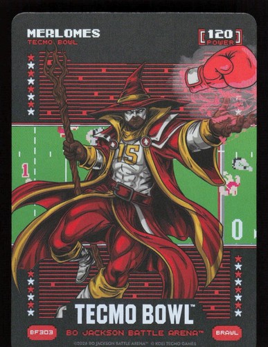 Bo Jackson Battle Arena Tecmo Bowl 2026 Merlomes Battlefoil Brawl Patrick Mahome