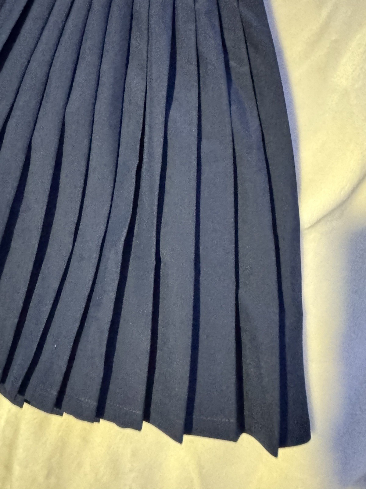 NWT Girls 12 / Large Lacoste Sport Navy Blue Size Large Ruffled Athletic Skirt thumbnail 2