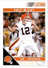 Colt McCoy 2011 Score Card #68
