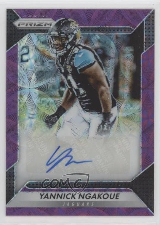2016 Panini Prizm Rookie Purple Scope 55/99 Yannick Ngakoue #RA-YNG Auto RC 0nr3