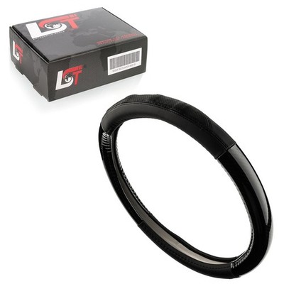 Lenkradschoner Lenkradbezug Ø 38x9 cm Schwarz Carbonlook für BMW X4 X3 X5 X6