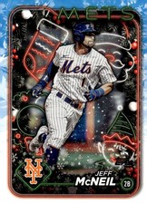 2024 Topps Holiday #H61 Jeff McNeil