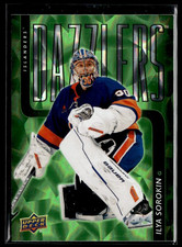 2025-26 Upper Deck Series 2 Hockey Dazzlers Green #DZ-61 Ilya Sorokin