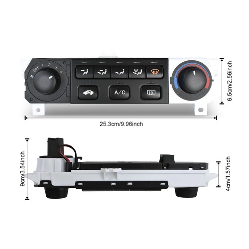 Climate Temp Control Unit Heater AC for 1998-2000 Honda Accord 79600-S84-A01ZA - Picture 2 of 12