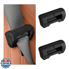 DXNQ 2PCS Car Seat Belt Buckle Covers, Anti-Scratch Silicone Auto Seat Belt C