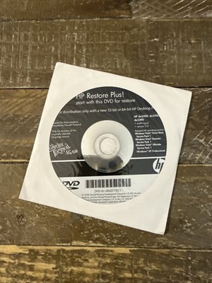 HP Restore Plus Software PC Cd Rom