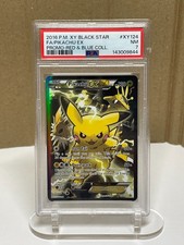 2016 Pokemon Pikachu EX XY124 Red & Blue Collection Promo PSA 7 NM Full Art on eBay