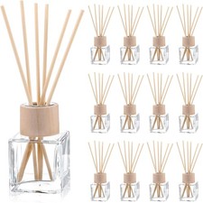 12 Set Reed Diffuser Bottle Empty Fragrance Glass Diffuser Bottles Refillable