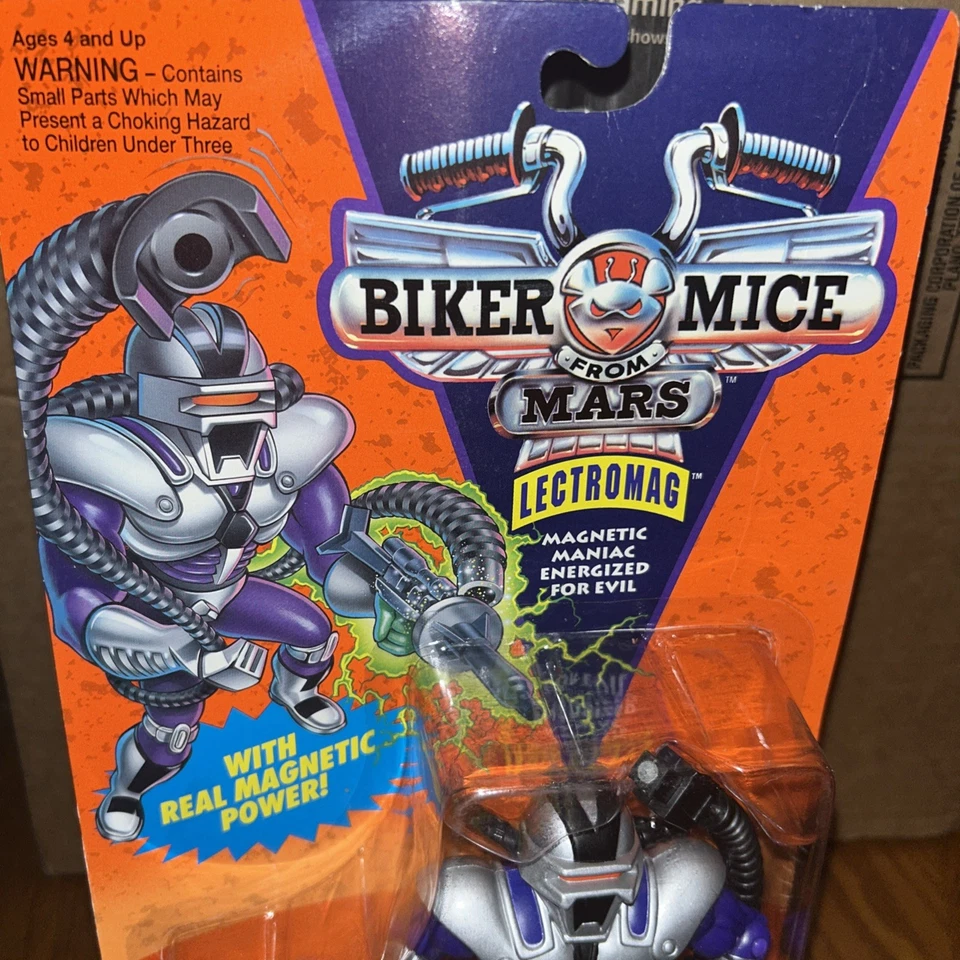  Figura de acción de colección Galoob Biker Mice from Mars 1993 sellada nueva sin caja Foto 3 de 4