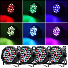 4PCS DJ Disco Party Stage Light 36 LED RGB DMX Beam Lights KTV Show PAR Lighting
