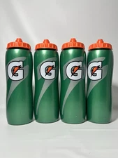 Gatorade 32oz Squeeze Water Bottle – Green/Orange - New Unused- Minor Cosmetic