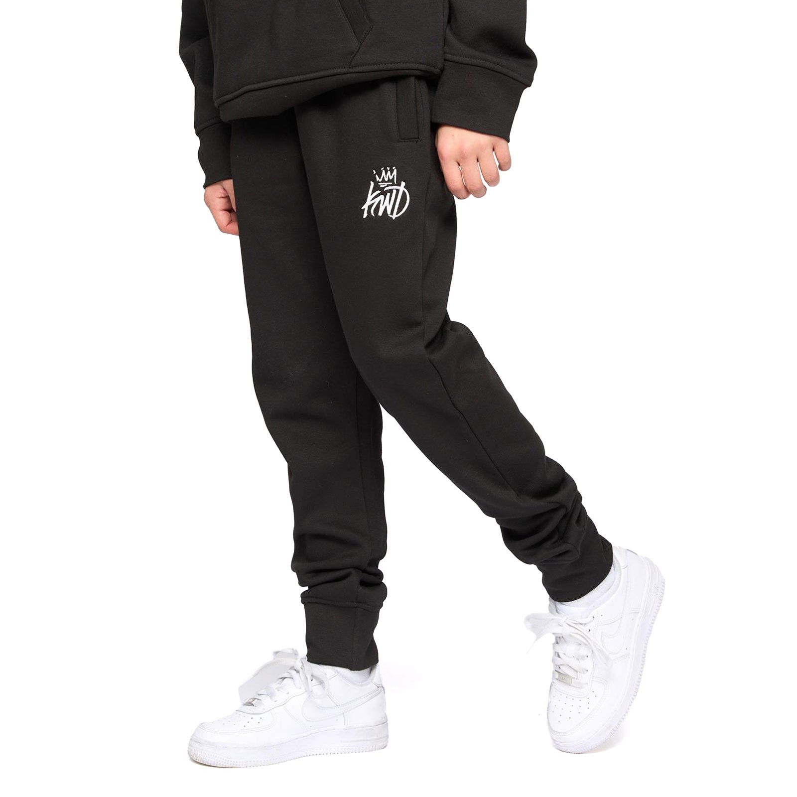 Kings Will Dream Crosby Kids Boys Casual Comfort Urban Fashion Joggers Black