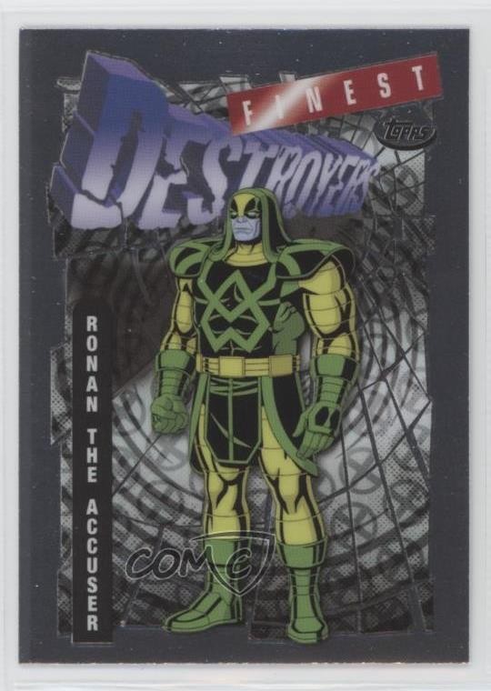 2025 Topps Finest X-Men '97 Uncommon Silver Ronan The Accuser #68 1h1