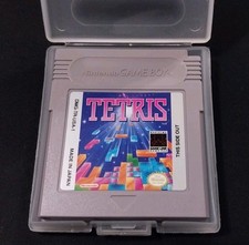 Nintendo Game Boy Tetris Game And Game Case