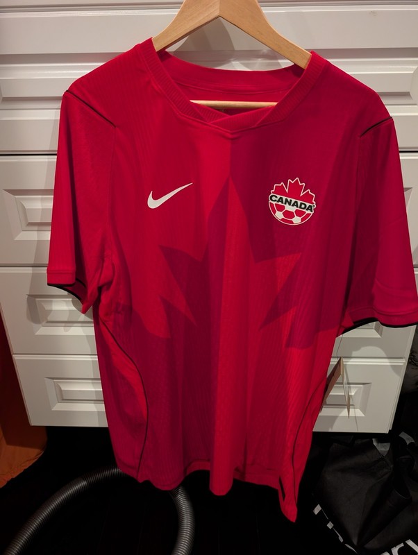 Canada Soccer Nike 2026 Home Match Authentic Jersey Red (Men's XL)