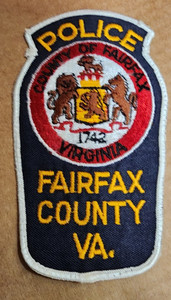 VA Fairfax County Virginia Police Department Patch