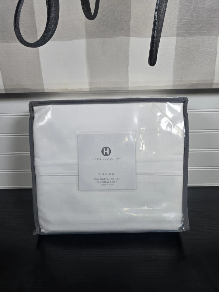 Hotel Collection 525 Thread Count Egyptian Cotton 4-Pc. Sheet Set, King - Image 2 of 4