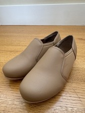 Balera Tan Kids Slip-On Tap Shoes Size 3.5