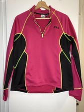 Fila Sport Jacket Women's Small Pink Outerwear 1/4 Zip Outerwear Outdoor Fitness