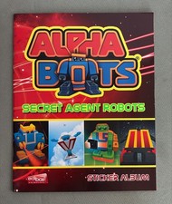 ALPHA BOTS SECRET AGENT ROBOTS EMPTY FIGURE ALBUM-EDIBAS COLLECTIONS