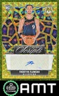 Trentyn Flowers RC 2024-25 Panini Mosaic 6/10 Rookie Scripts Gold Clippers Auto