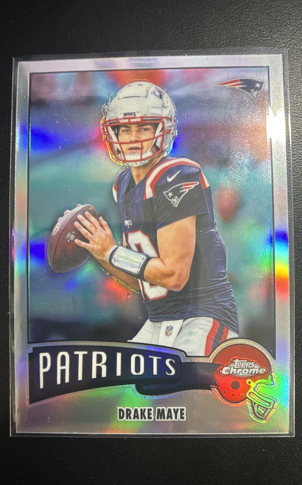 2025 Topps Chrome - 1975 Topps Drake Maye #1975-23 Refractor