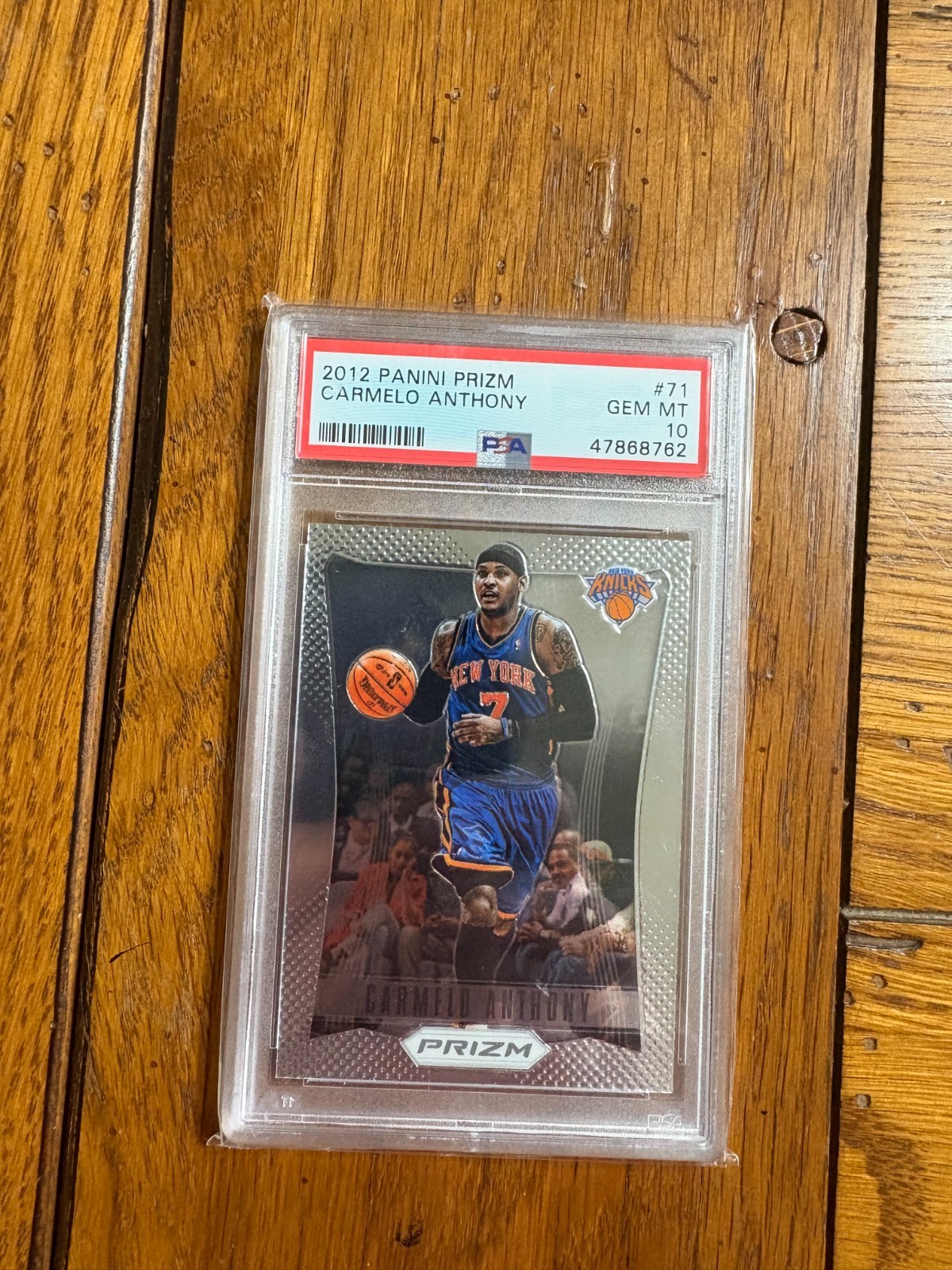 2012-13 Panini Prizm Carmelo Anthony #71 NY Knicks PSA 10