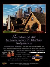 Sherwin-Williams WoodScapes 1996 Vintage Magazine Ad Paint Home Decor 8x11
