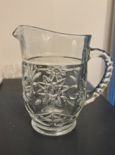 Vintage Anchor Hocking Pint Pitcher Early Ame...