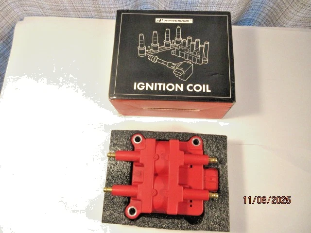 NUEVO (rojo) paquete de bobinas de encendido del motor Subaru Outback 2000-2005 Forester 1999-2004 Foto 3 de 4