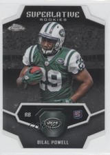 2011 Topps Chrome Superlative Rookies Bilal Powell #SR-BP 0a1