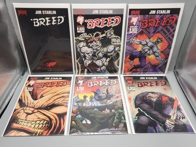 Breed #1-6, Complete Series Jim Starlin Malibu Comics, Bravura, 1994/Ships Free 