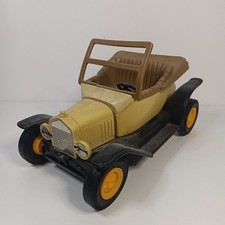 Vintage 1970 TONKA Modello T Roadster Beige Nero Metallo Plastica USA