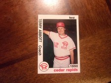 1990 CEDAR RAPIDS REDS Best Minor League Team Set Single Cards YOU PICK OBO