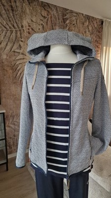 Finnish Trademark By Icepeak Jacke Gr. S 36 Weiß Dunkelblau + Comma Shirt 36 Top