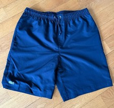 Tennis-Shorts aus rautenförmig gewebtem Taft LACOSTE Dunkelblau US S, FR 3